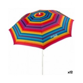 Ombrellone Aktive Multicolore Oxford Acciaio Tessuto Oxford 180 x 185 x 180 cm (12 Unità)