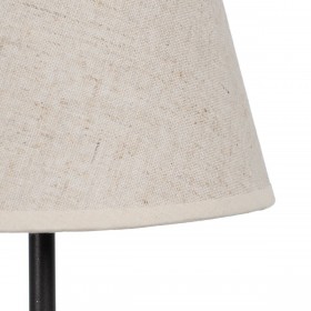 Lampada da Terra Marrone Nero Crema Ferro 60 W 220-240 V 30 x 36 x 144 cm