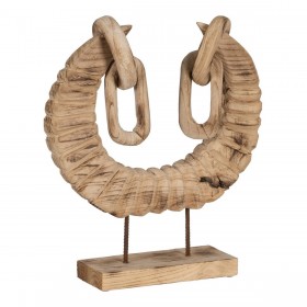 Statua Decorativa Naturale Corni 50 x 12 x 42 cm