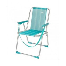 Sedia Pieghevole Aktive Mediterranean Turchese 44 x 76 x 45 cm (4 Unità)