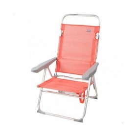 Sedia Pieghevole Aktive Flamingo Corallo 48 x 99 x 57 cm (4 Unità)