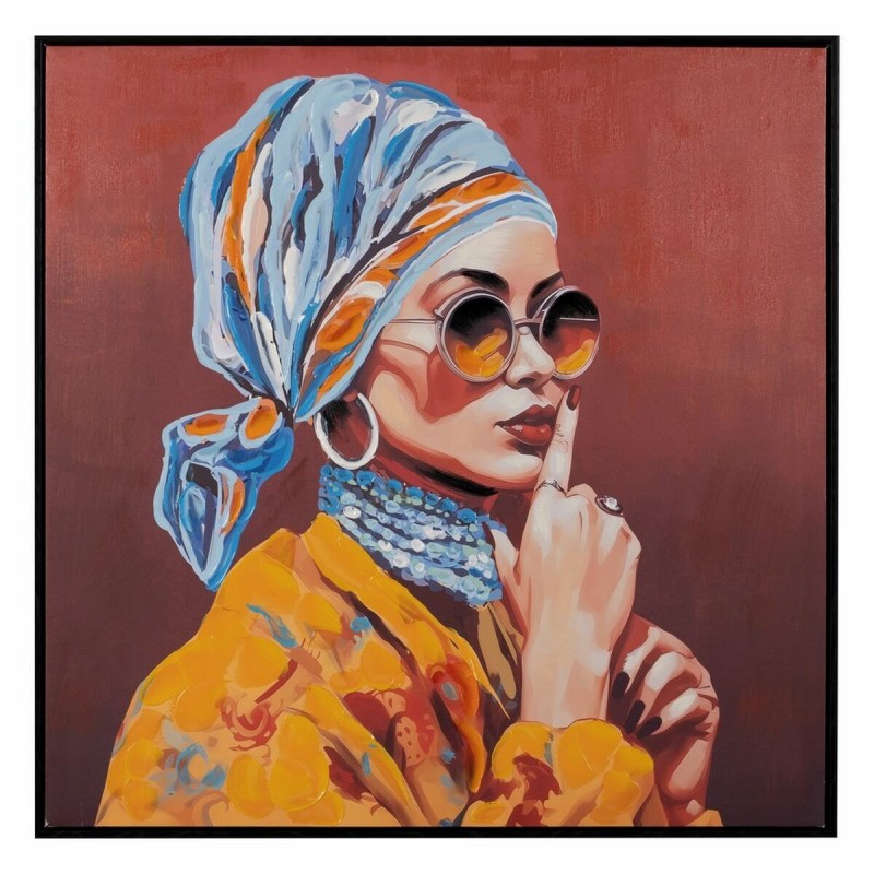 Quadro Tela Donna 80 x 3,5 x 80 cm