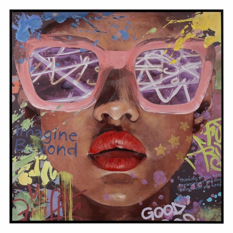 Quadro Tela Donna 100 x 3,5 x 100 cm