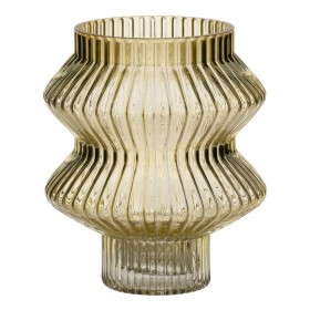 Vaso Giallo Cristallo 16,5 x 16,5 x 20 cm
