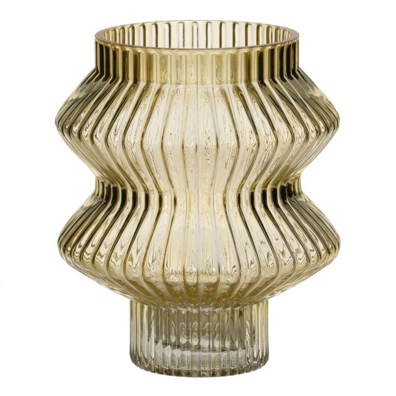 Vaso Giallo Cristallo 16,5 x 16,5 x 20 cm