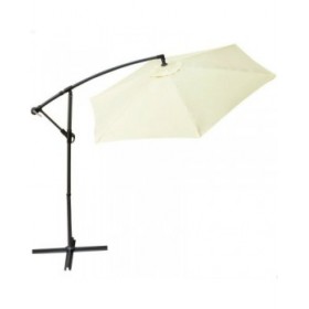 Ombrellone Aktive BANANA 270 x 268 x 270 cm Ø 270 cm Alluminio Crema