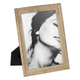 Cornice Portafoto Beige Poliresina 18,8 x 2 x 23,5 cm