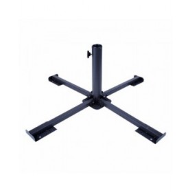 Base per Ombrellone Aktive 86 x 34 x 86 cm Nero Metallo (2 Unità)
