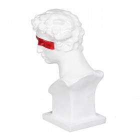 Statua Decorativa Bianco 20,5 x 20,5 x 39 cm