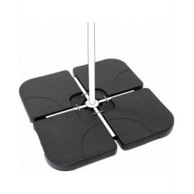 Base per Ombrellone Aktive 50 x 7,5 x 50 cm Plastica