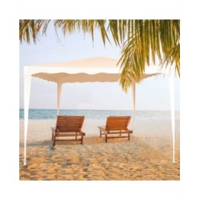 Gazebo Aktive 300 x 240 x 300 cm Metallo Poliestere Crema