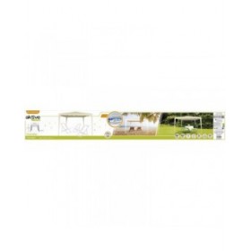 Gazebo Aktive 300 x 240 x 300 cm Metallo Poliestere Crema