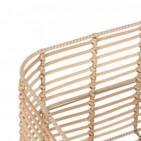 Set di Cesti Naturale Resina 46 x 35 x 23 cm (4 Unità)