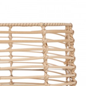 Set di Cesti Naturale Resina 46 x 35 x 23 cm (4 Unità)