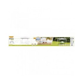 Gazebo Aktive 300 x 250 x 300 cm Acciaio Bianco Plastica