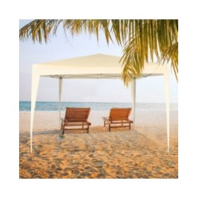 Gazebo Aktive 300 x 240 x 300 cm Acciaio Crema Plastica