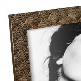 Cornice Portafoto Dorato Poliresina 17,2 x 1,5 x 22,3 cm