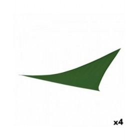 Vele parasole Aktive Triangolare Verde 500 x 0,5 x 500 cm (4 Unità)