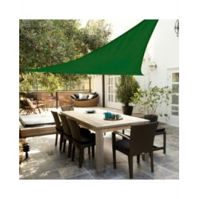 Vele parasole Aktive Triangolare Verde 500 x 0,5 x 500 cm (4 Unità)