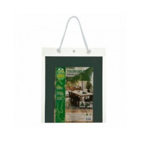 Vele parasole Aktive Triangolare Verde 500 x 0,5 x 500 cm (4 Unità)