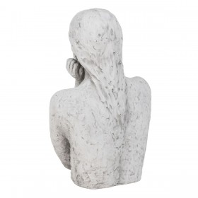 Busto Argilla Donna 35,5 x 27 x 55 cm