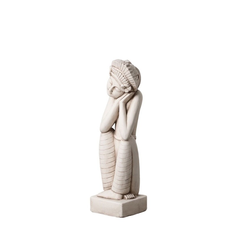 Scultura Argilla Fibra 23 x 20 x 75,5 cm
