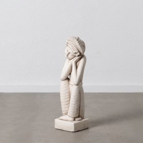 Scultura Argilla Fibra 23 x 20 x 75,5 cm