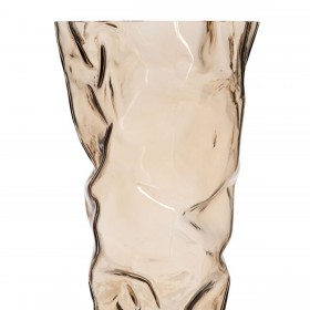 Vaso Marrone Cristallo 15,5 x 14 x 32 cm