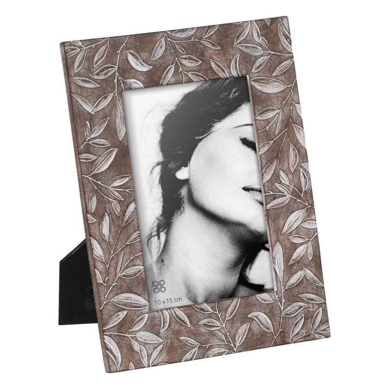 Cornice Portafoto Beige Poliresina 16 x 1,5 x 21 cm