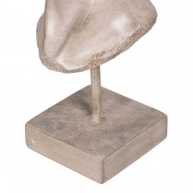 Statua Decorativa Beige Faccia 12,5 x 13,5 x 27,5 cm