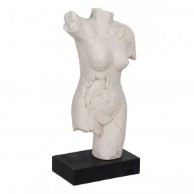 Statua Decorativa Nero Crema 21 x 12 x 43,3 cm