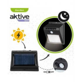 Luce LED con Sensore di Movimento Aktive Plastica 9 x 12 x 5 cm (6 Unità)
