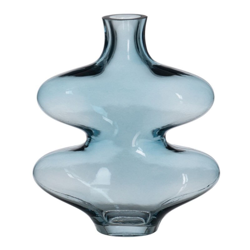Vaso Azzurro Cristallo 18 x 7,5 x 21,5 cm