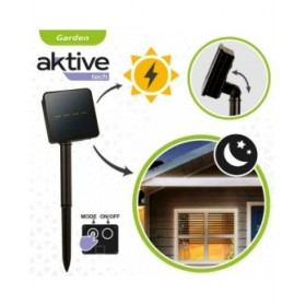 Striscia di luci Aktive LED Bianco Giardino 3 m (6 Unità)