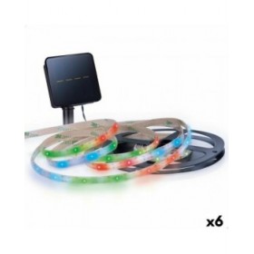 Striscia di luci Aktive LED Multicolore Giardino 3 m (6 Unità)