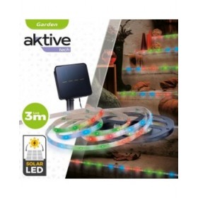 Striscia di luci Aktive LED Multicolore Giardino 3 m (6 Unità)