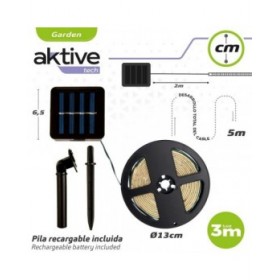 Striscia di luci Aktive LED Multicolore Giardino 3 m (6 Unità)