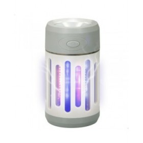 Lampada Antizanzare Ricaricabile con LED 2 in 1 Aktive 7 x 13 x 7 cm (4 Unità)