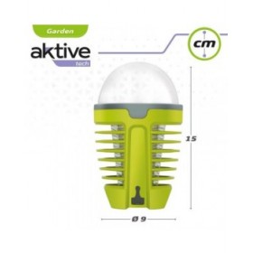 Lampada Antizanzare Aktive Plastica 9 x 15 x 9 cm (4 Unità)