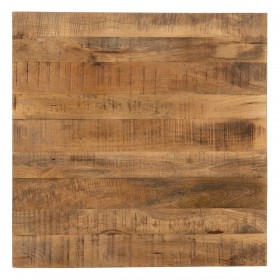 Piano del tavolo Quadrato Beige Legno di mango 80 x 80 x 3 cm