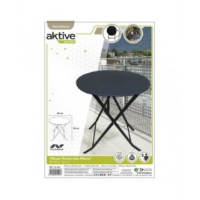 Tavolo Pieghevole Aktive 60 x 70 x 60 cm Acciaio