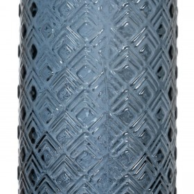 Vaso WE CARE Azzurro vetro riciclato 9 x 9 x 28 cm