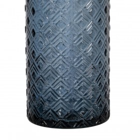 Vaso WE CARE Azzurro vetro riciclato 9 x 9 x 28 cm