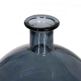 Vaso Azzurro vetro riciclato 20 x 20 x 25 cm