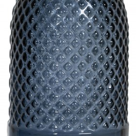 Vaso Azzurro vetro riciclato 15 x 15 x 28 cm