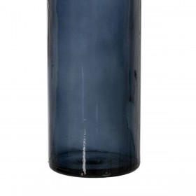 Vaso Azzurro vetro riciclato 12 x 12 x 28 cm
