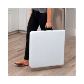 Tavolo Pieghevole Lifetime Bianco 122 x 91,5 x 61 cm Acciaio HDPE