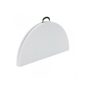 Tavolo Pieghevole Lifetime Bianco 122 x 73,5 x 122 cm Acciaio Plastica