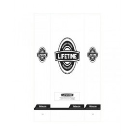 Tavolo Pieghevole Lifetime Bianco Acciaio Plastica 182 x 73,5 x 76 cm