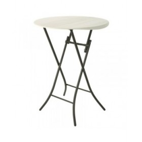 Tavolo aggiuntivo Lifetime Crema 84 x 110 x 84 cm Acciaio Plastica